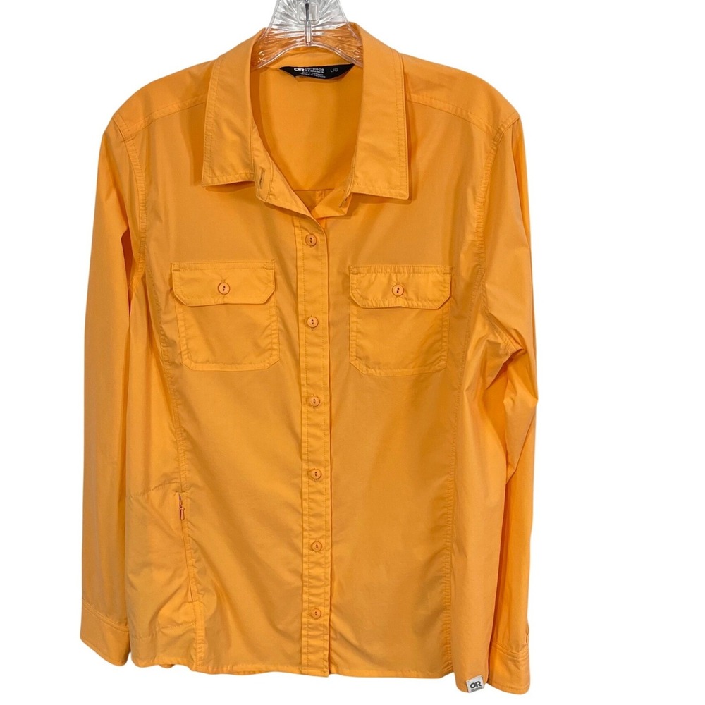 Outdoor Research The Way Station‎ Long Sleeve Nylon Shirt Women's Size Large
